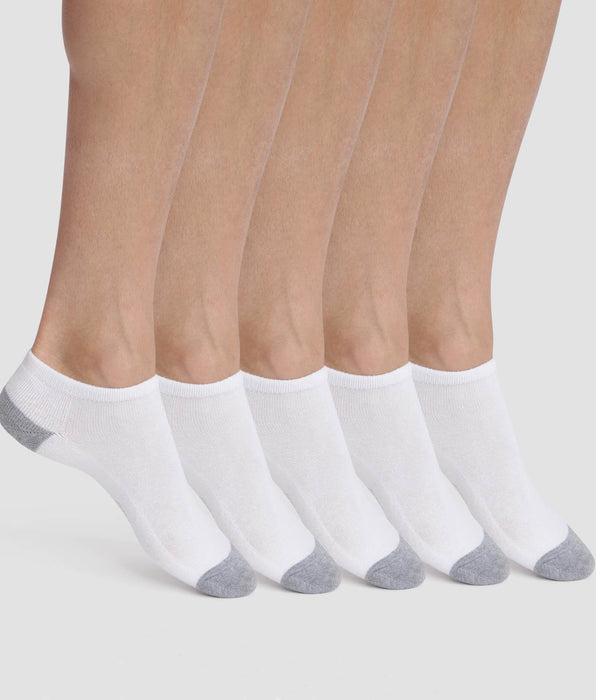 DIM Pacco da 5 paia da uomo in cotone bianco EcoDim Sport