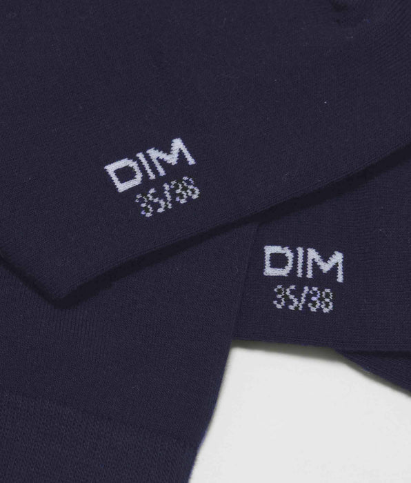 DIM Pacco da 2 calze da donna blu navy Dim in viscosa di bambù