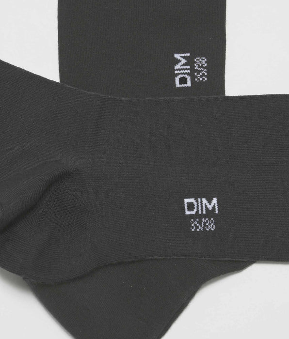DIM Pacco da 2 paia di calze da donna in viscosa antracite Dim Bamboo