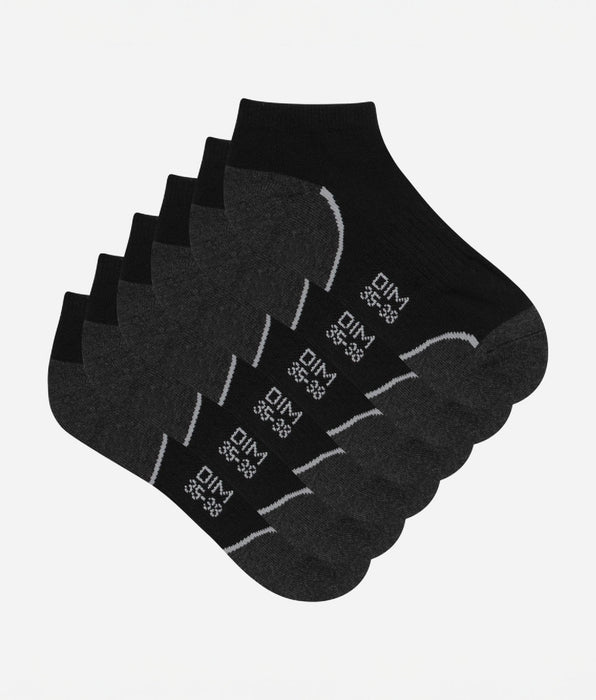 DIM Pacco da 3 paia di calzini corti Light Impact da donna - Dim Sport