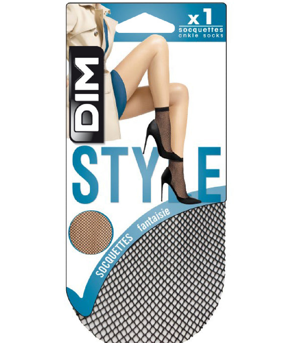 DIM Calze a rete nere da donna Stile