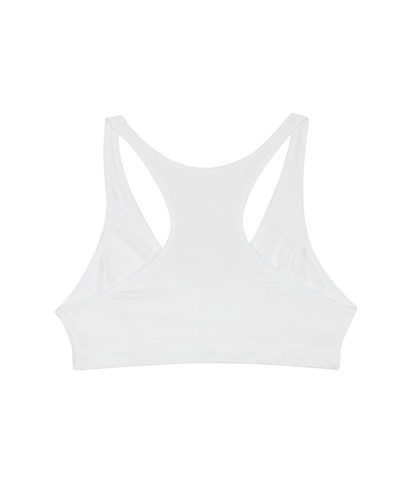 DIM Reggiseno sportivo bianco DIM Pocket Micro Girl