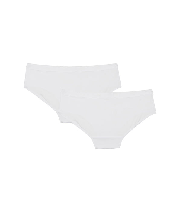 DIM Pacco da 2 shorty bianchi da bambina - Pockets Micro