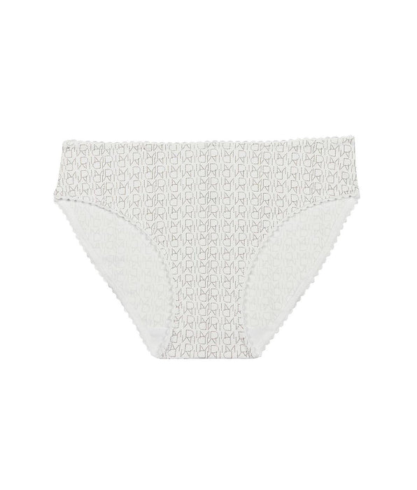 DIM Slip bianco da bambina con stampa logo - Dim Touch