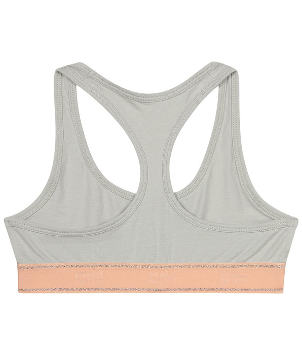 DIM Reggiseno bambina Grigio e Rosa DIM Sport
