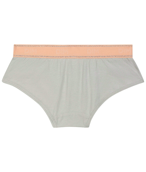 DIM Shorty Dim Sport da bambina rosa e grigio
