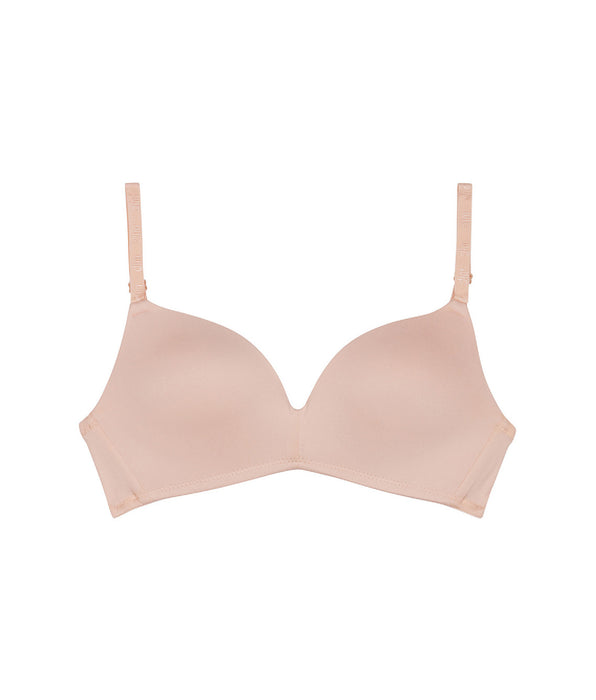 DIM Reggiseno da bambina a triangolo nudo con coppe Dim Invisibile