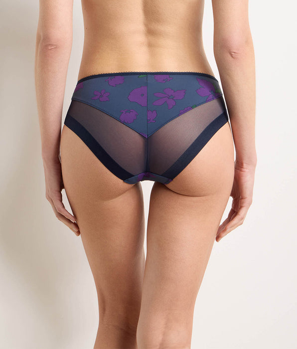 DIM Slip floreale viola Generous Classic