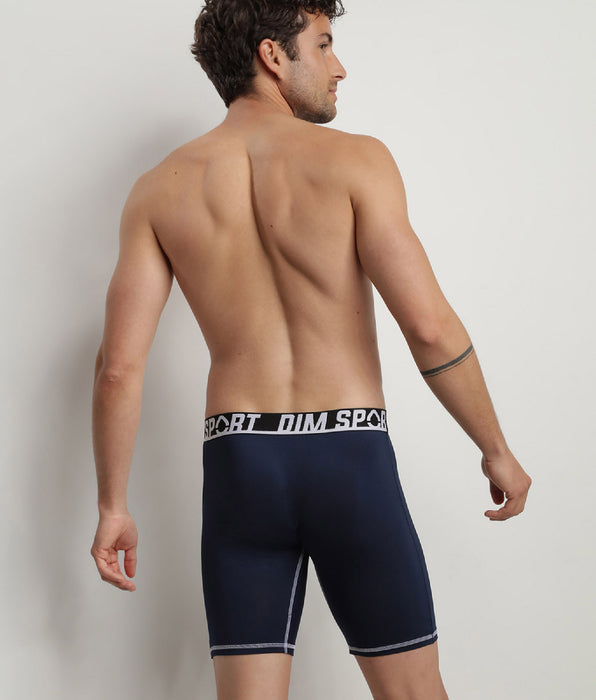 DIM Pacco da 2 boxer sportivi in microfibra termoregolante grigio nero Dim Sport