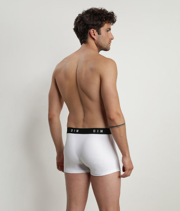 DIM Pacco da 2 boxer uomo in cotone elasticizzato retrò nero Dim Originals