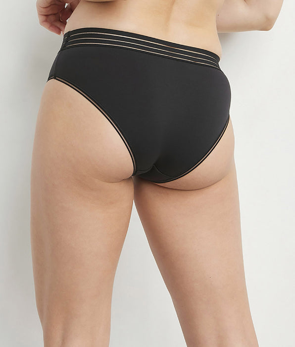 DIM Slip invisibili da donna in microfibra seconda pelle Nero Oh My Dim's