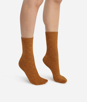 Women's bamboo socks hazelnut