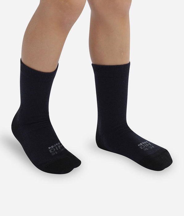 DIM Pacco da 2 paia di calze Ultra Resist Navy per bambini