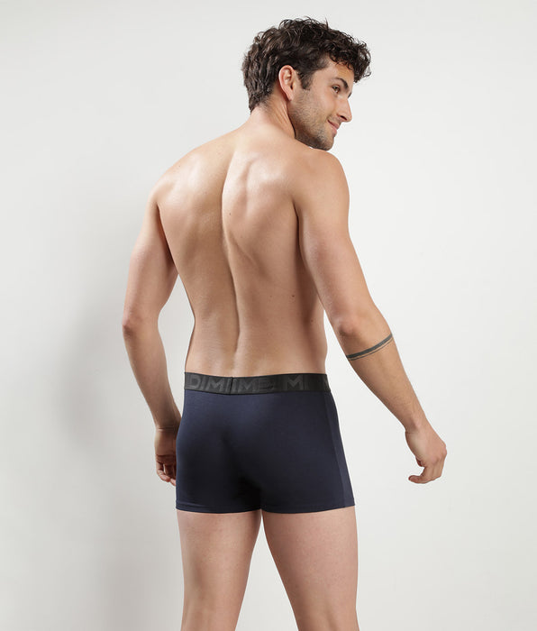 DIM Boxer Uomo in cotone modal, vita nera, blu notte Dim Classic