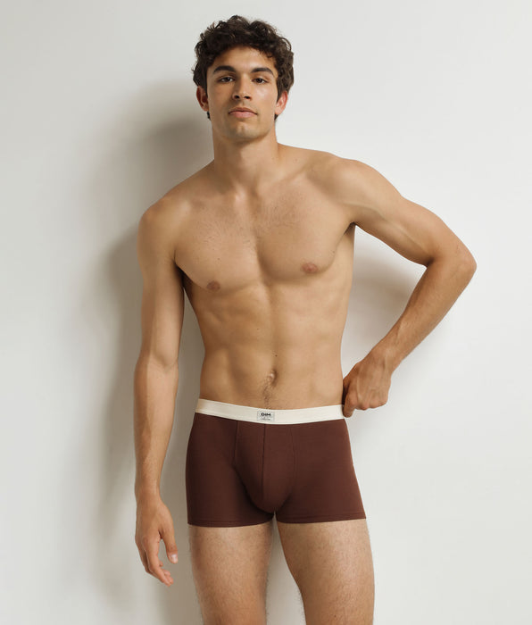 DIM Boxer uomo a costine Chocolate Dim Elegant
