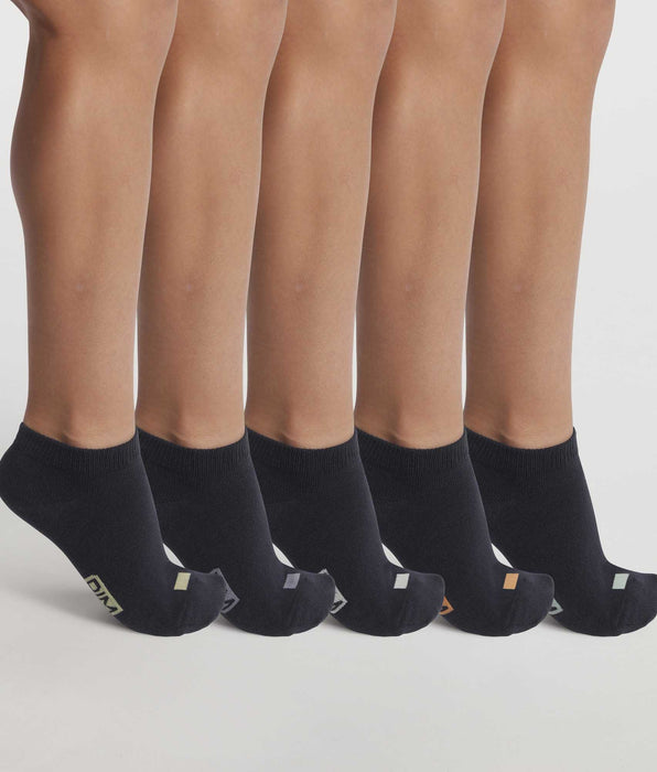 DIM Pacco da 5 fantasmini unisex in cotone navy con etichette EcoDim