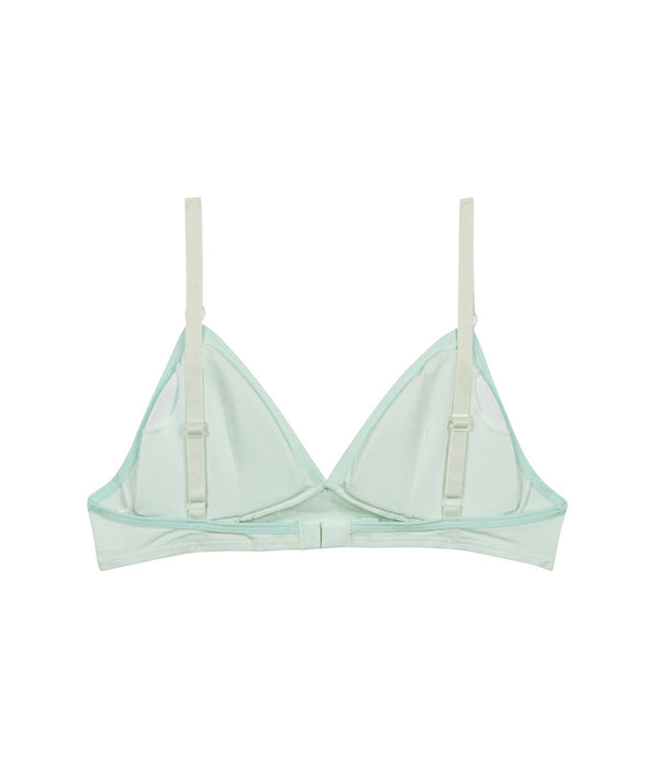 DIM Reggiseno a triangolo in cotone bio blu pastello Skin Care