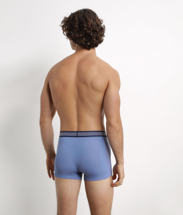 DIM Boxer in cotone modal a righe blu Maya Dim Smart
