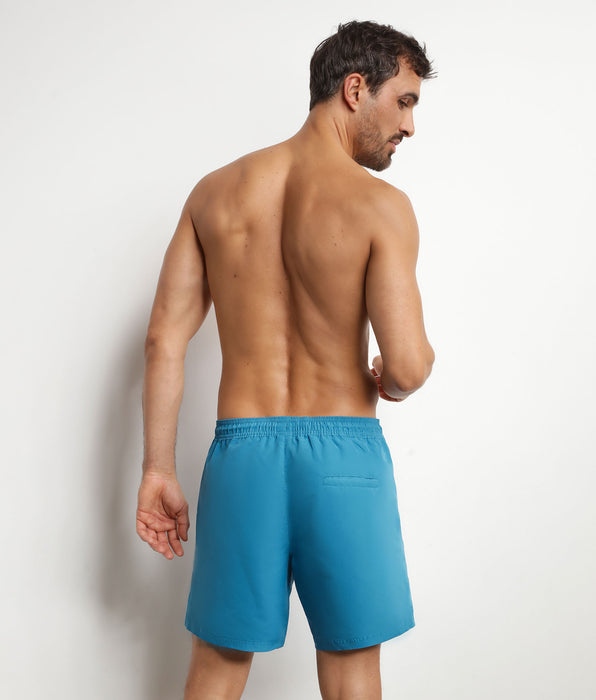 DIM Costume da bagno boxer da uomo blu con motivo limone Dim Swimwear