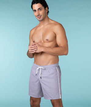 Egyptian blue swim trunks for men