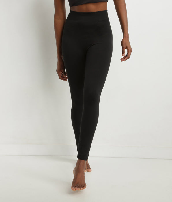 DIM Leggings termici da donna neri con fodera in pile Dim Relax & Go