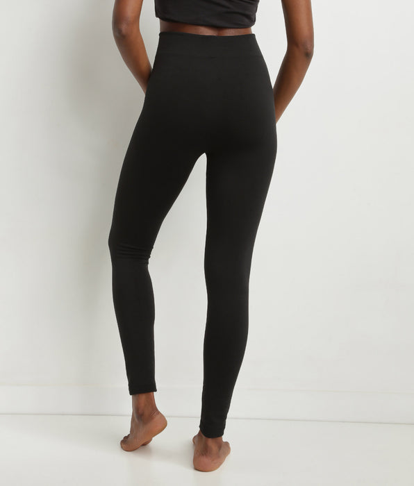 DIM Leggings termici da donna neri con fodera in pile Dim Relax & Go