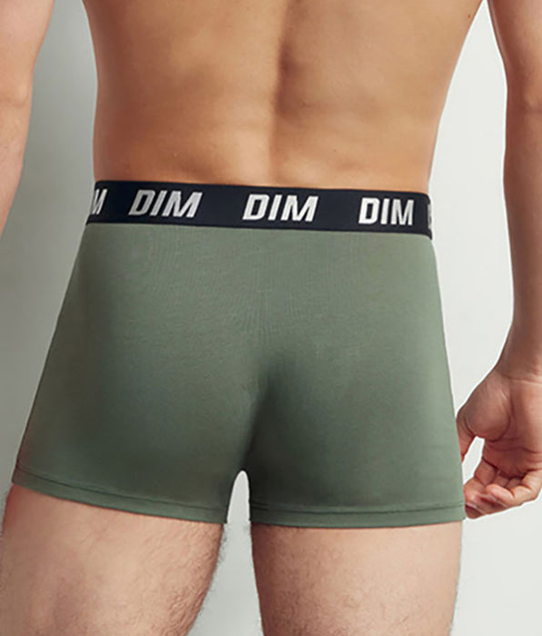 DIM Pacco da 2 boxer termoregolazione attiva Uomo Regul Activ Verde
