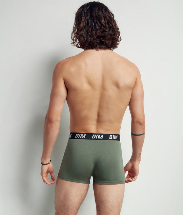 DIM Pacco da 2 boxer termoregolazione attiva Uomo Regul Activ Verde