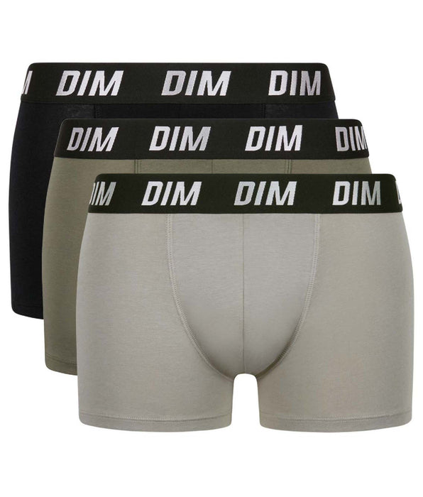 DIM Pacco da 3 boxer da uomo Regul Activ Active Temperature Control Verde