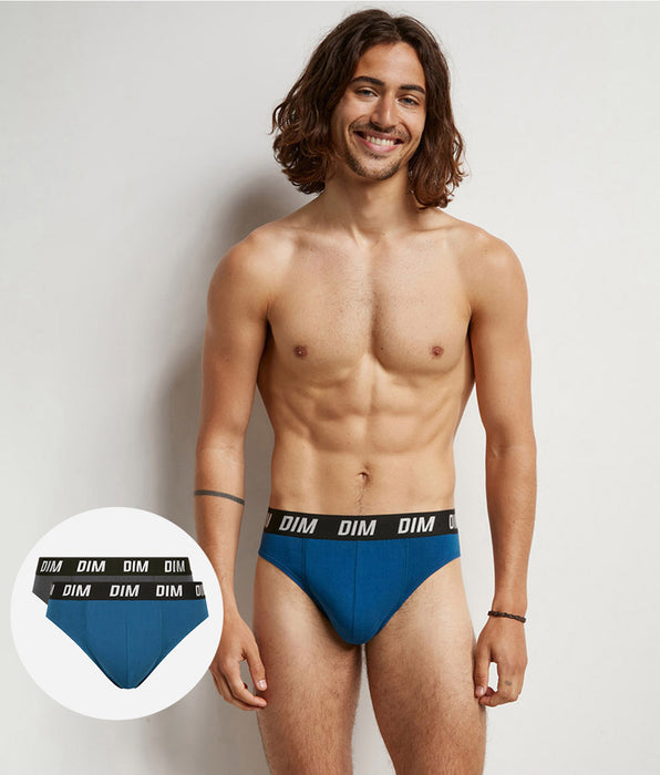 DIM Regul Activ Active Temperature Control Uomo Pacco da 2 slip blu Parma