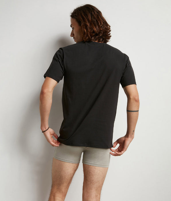 DIM Pacco da 2 T-shirt termoregolatrici da uomo con collo rotondo nero Regul Activ