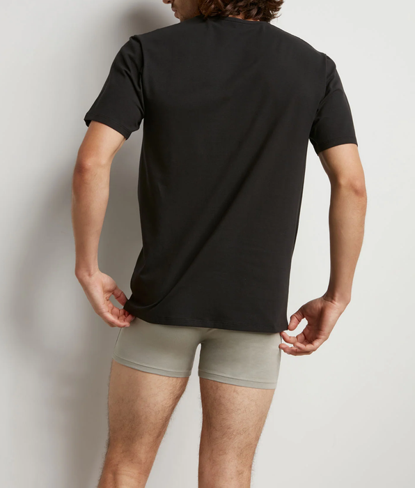DIM Pacco da 2 T-shirt termoregolatrici da uomo con collo rotondo nero Regul Activ