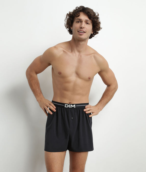 DIM Slip Uomo in cotone nero DIM Icons Essentiel