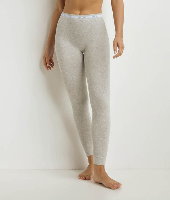 DIM Leggings donna in tessuto a coste DIM Icons Heather Grey
