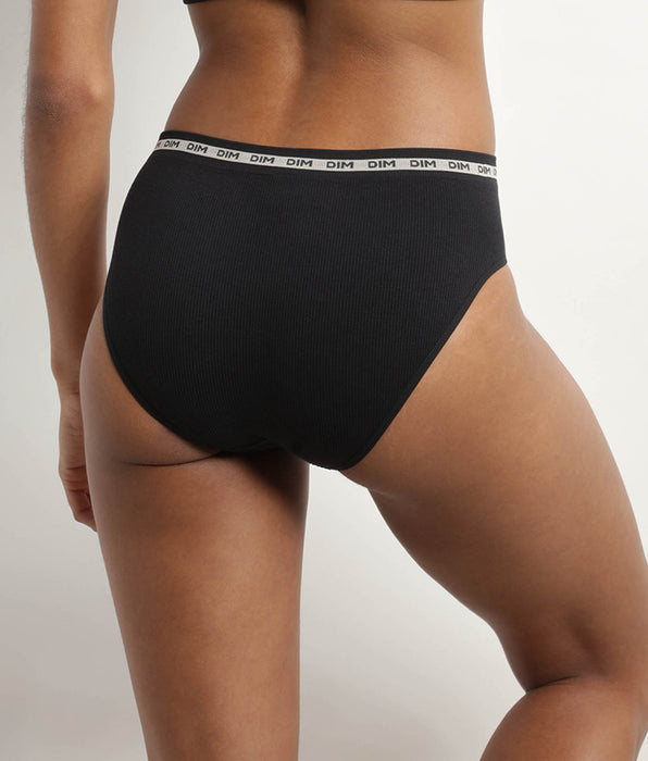 DIM Slip donna in poliammide modale senza cuciture Nero Dim Icons Seamless