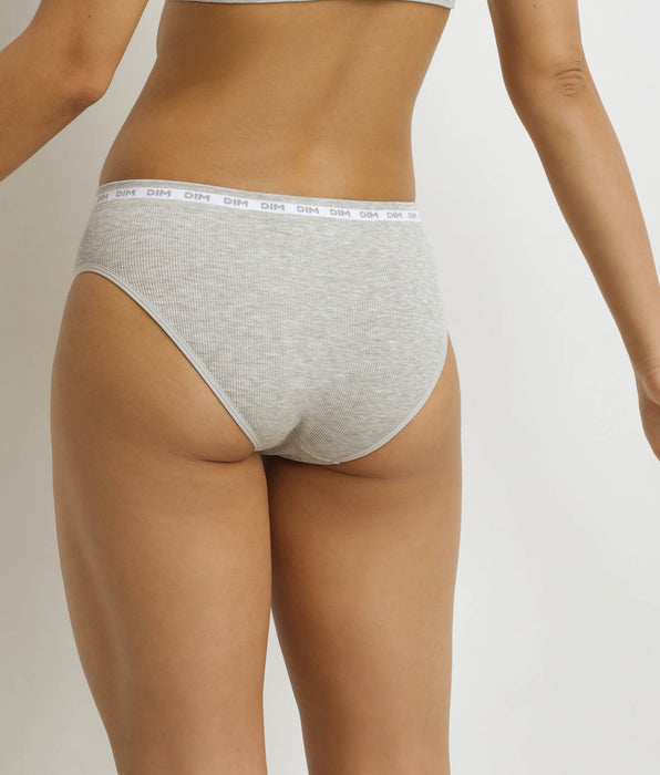 DIM Slip da donna a costine Heather Grey DIM Icons