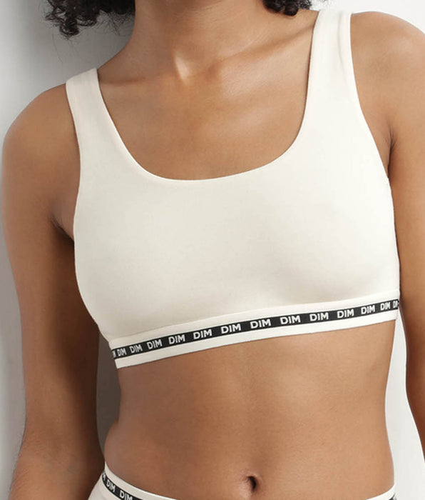 DIM Reggiseno beige con ferretto in poliammide modal DIM Icons Seamless