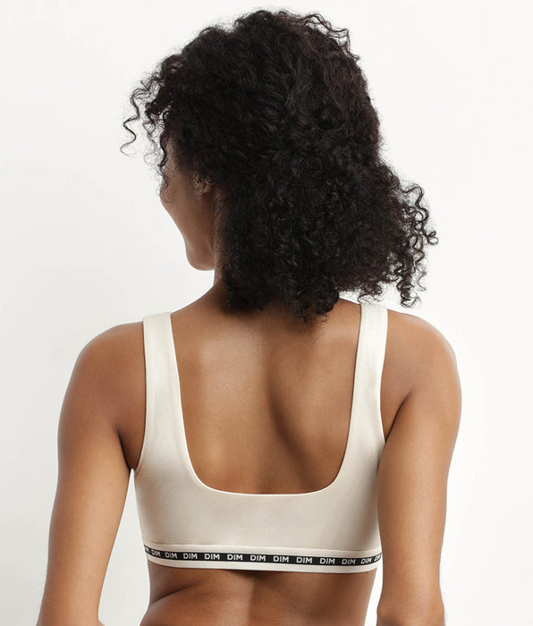 DIM Reggiseno beige con ferretto in poliammide modal DIM Icons Seamless