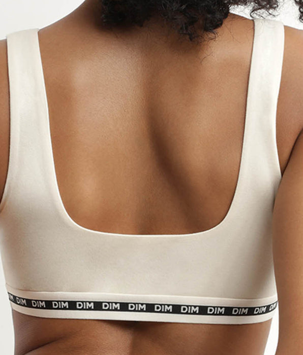 DIM Reggiseno beige con ferretto in poliammide modal DIM Icons Seamless