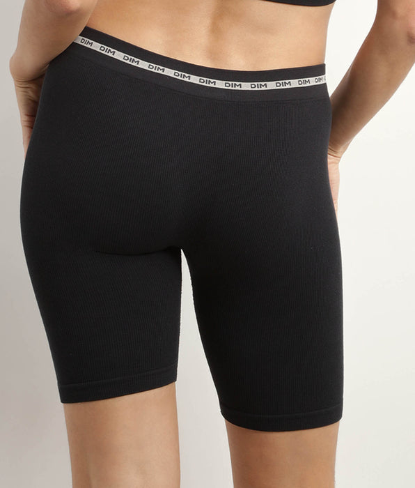 DIM Reggiseno donna a coste in poliammide modale Nero DIM Icons Seamless