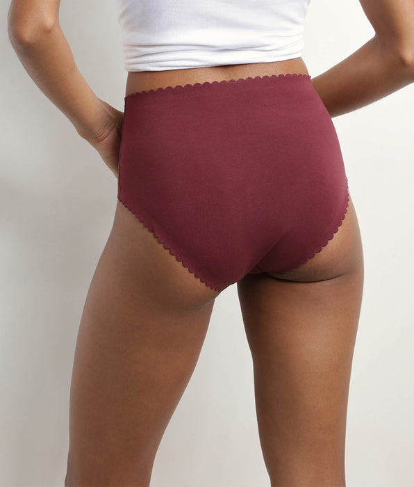 DIM Body Touch Easy Pacco da 2 slip in cotone elasticizzato rosa rubino