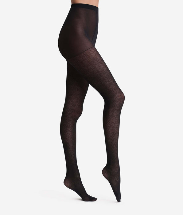 DIM Collant nero leopardato Dim Style

