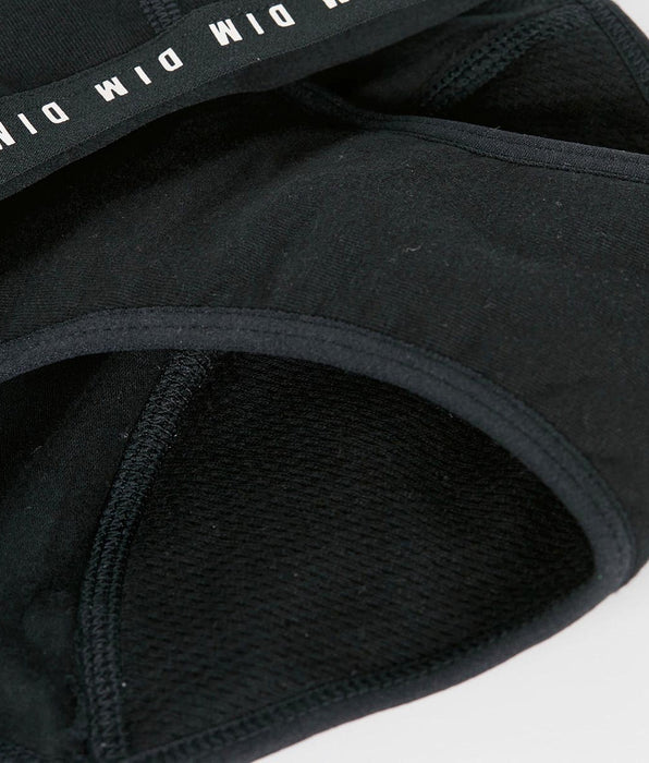 DIM Slip mestruale da ragazza in cotone biologico Nero Flusso molto abbondante Dim My Protect