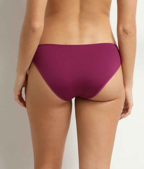 DIM Slip da donna in pizzo e rete floreale Fruits des Bois Dim Féminine