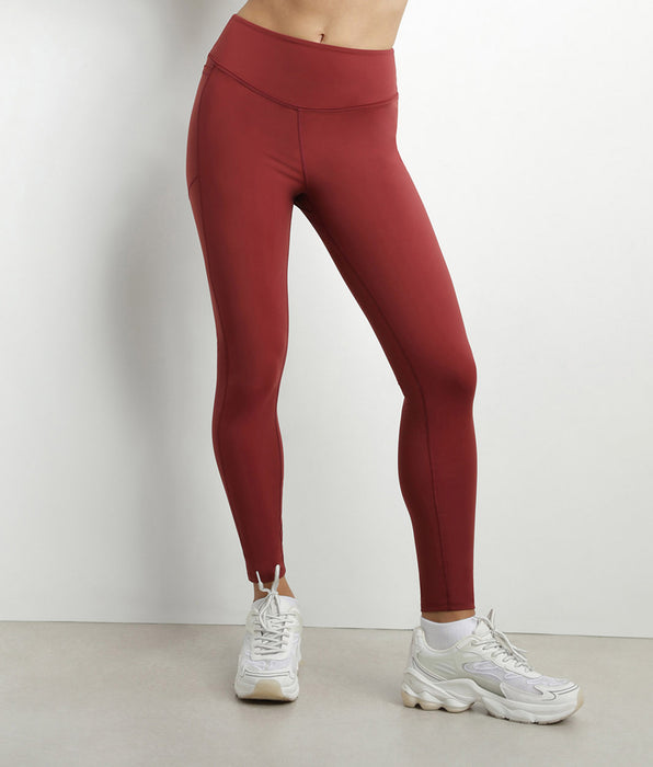 DIM Leggings sportivi donna in microfibra scolpita Bordeaux DIM Move