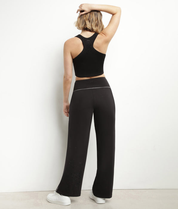 DIM Canotta sportiva donna in viscosa nera con brassieres DIM Move