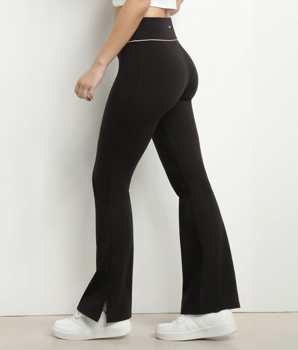DIM Pantaloni sportivi svasati donna in jersey elasticizzato Nero DIM Move