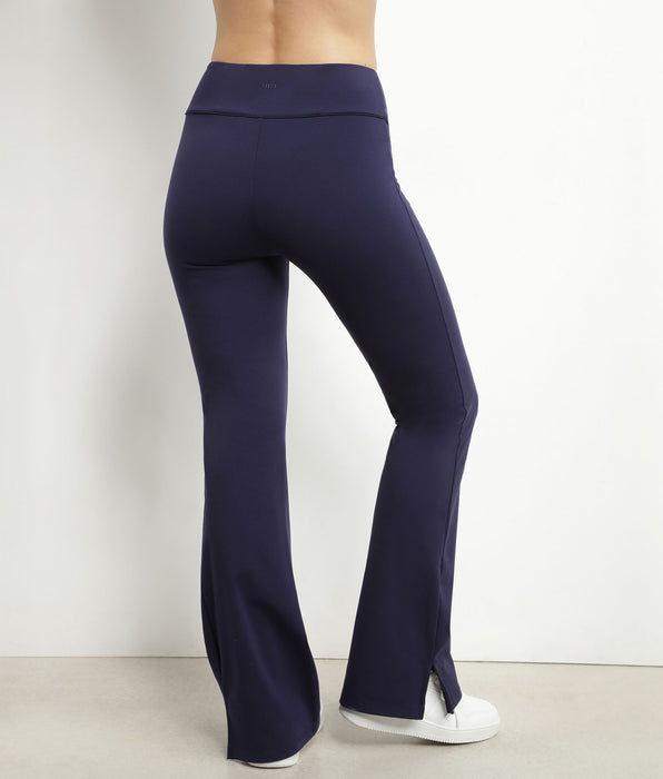 DIM Pantalone donna svasato in jersey elasticizzato Blu DIM Move