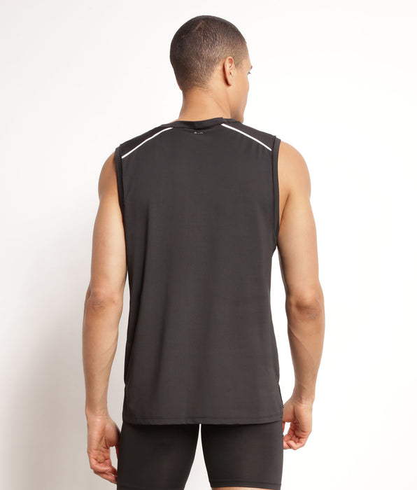 DIM Canotta sportiva ventilata Uomo Nero DIM Move