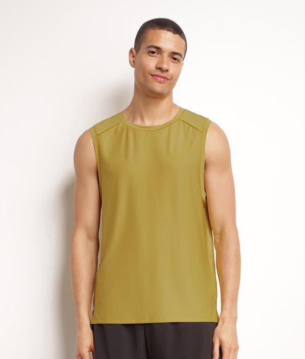 DIM Canottiera aerata Uomo Olive DIM Move